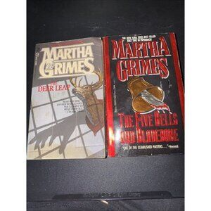 Martha Grimes Lot of 2 Detective Mystery PB Novels